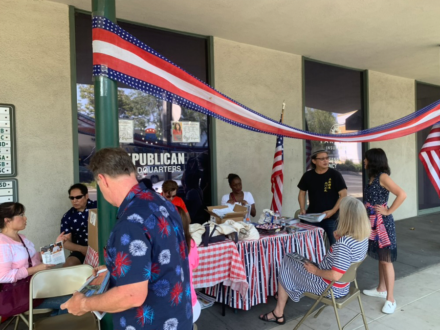 Elizabeth Wong Ahlers at Arcadia Republicans Office