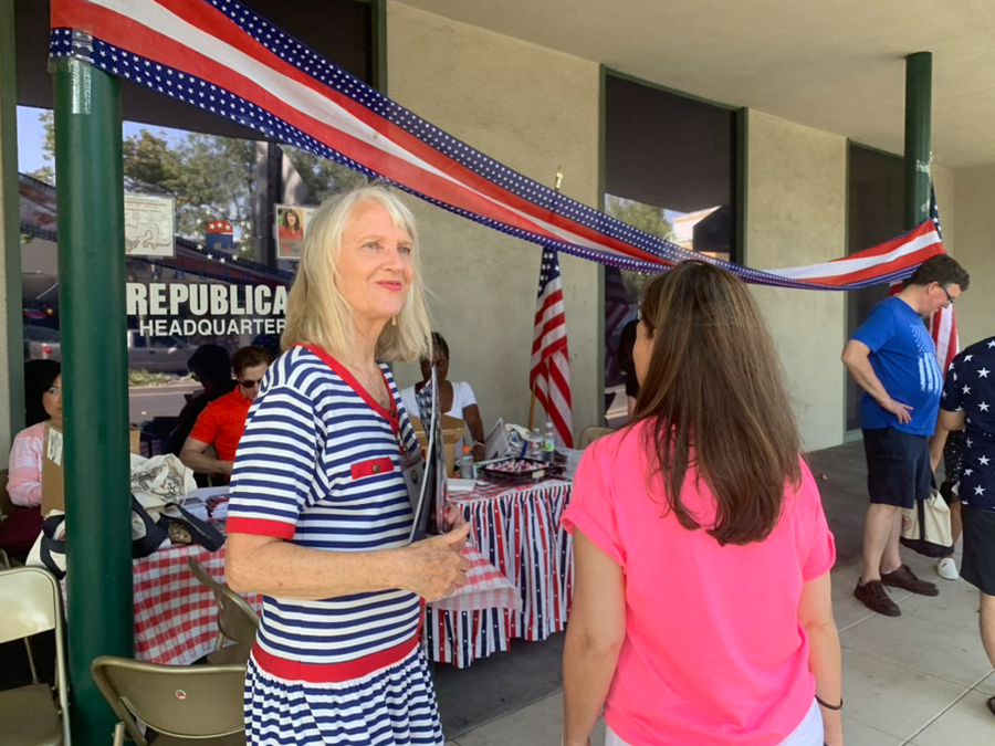 Elizabeth Wong Ahlers at Arcadia Republicans Office